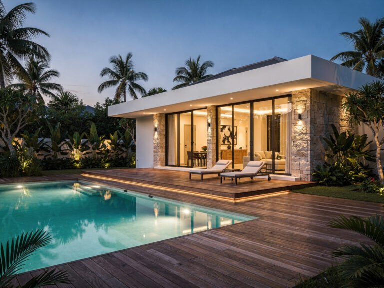 Villa with a private pool (illustrative)
